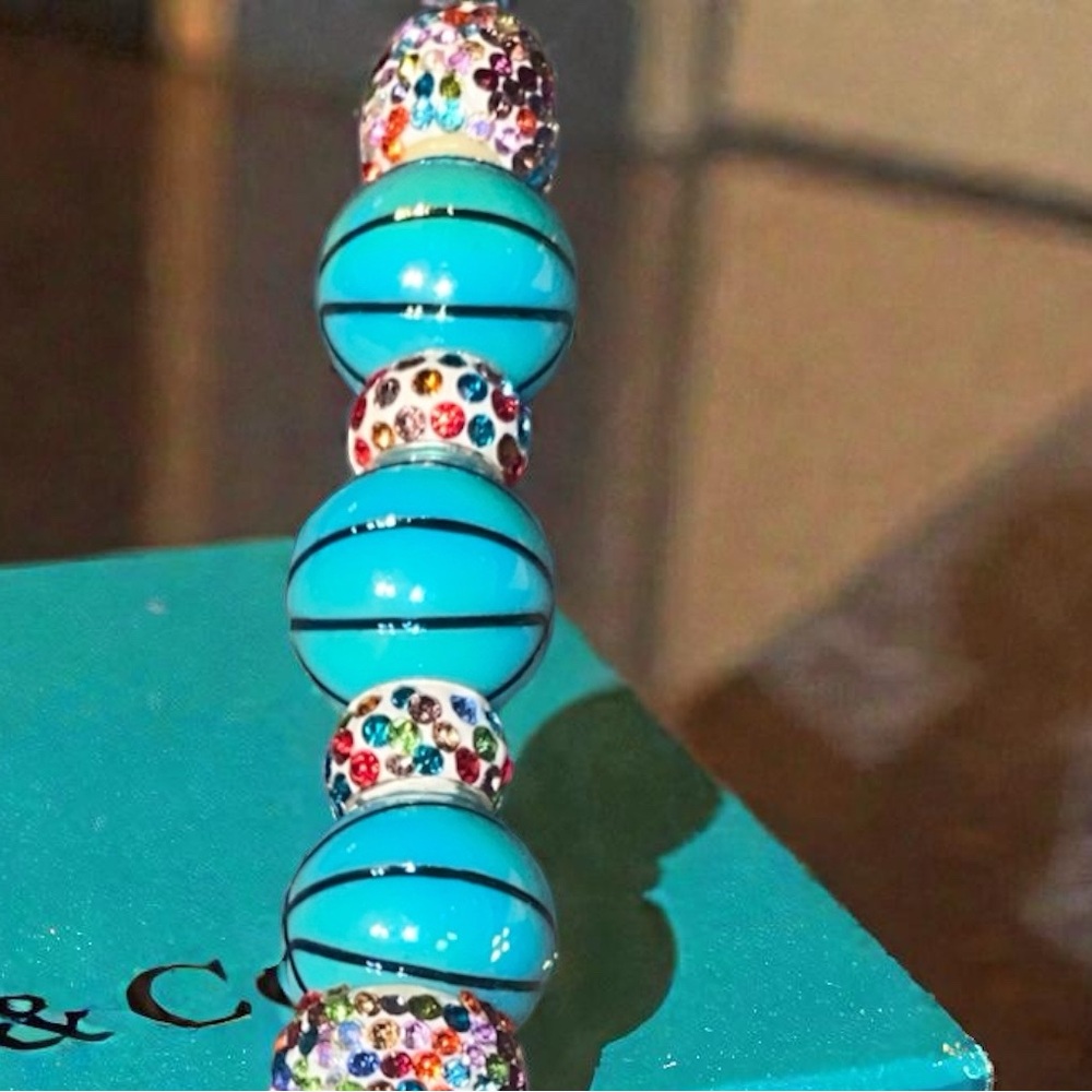 Multicolor Rhinestone Beaded Pen - Picture 6 of 7